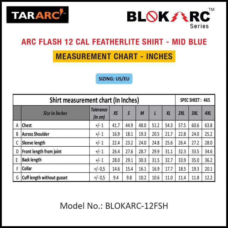 ARC FLASH SHIRT, ARC RATING: 12 CAL/CM² , HRC 2 - Image 6