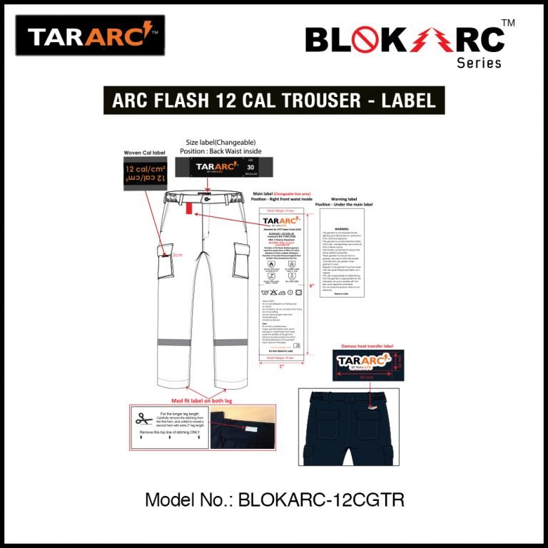 ARC FLASH TROUSER, ARC RATING: 12 CAL/CM² , HRC 2 - Image 4