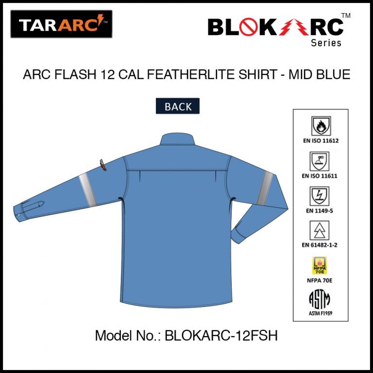 ARC FLASH SHIRT, ARC RATING: 12 CAL/CM² , HRC 2 - Image 2