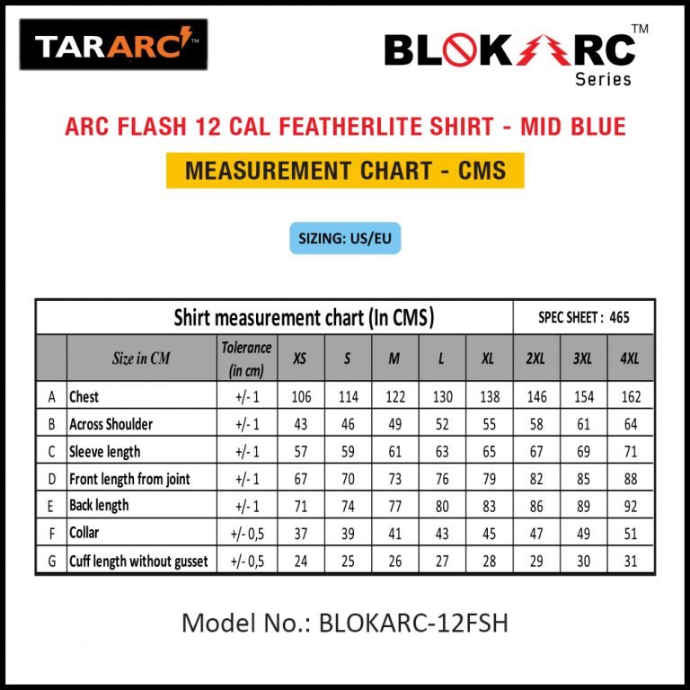 ARC FLASH SHIRT, ARC RATING: 12 CAL/CM² , HRC 2 - Image 9