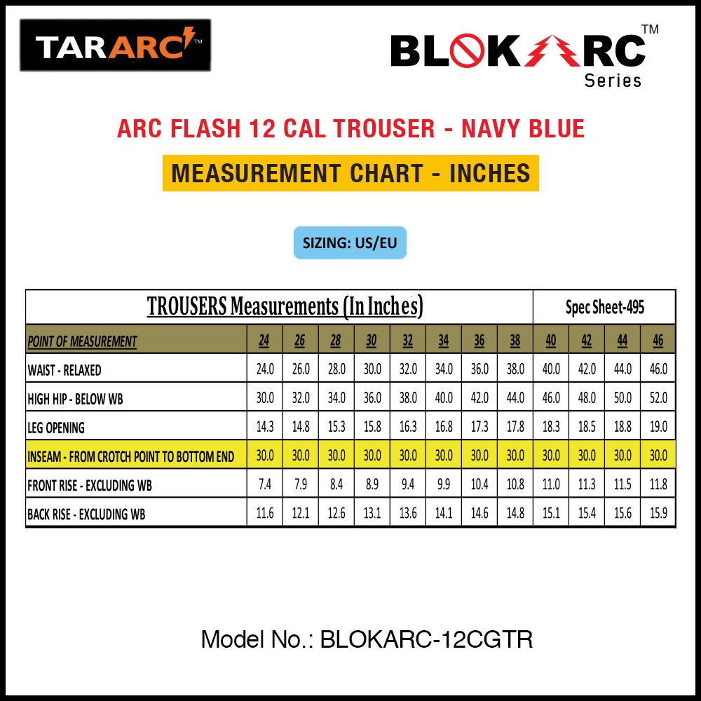 ARC FLASH TROUSER, ARC RATING: 12 CAL/CM² , HRC 2 - Image 7