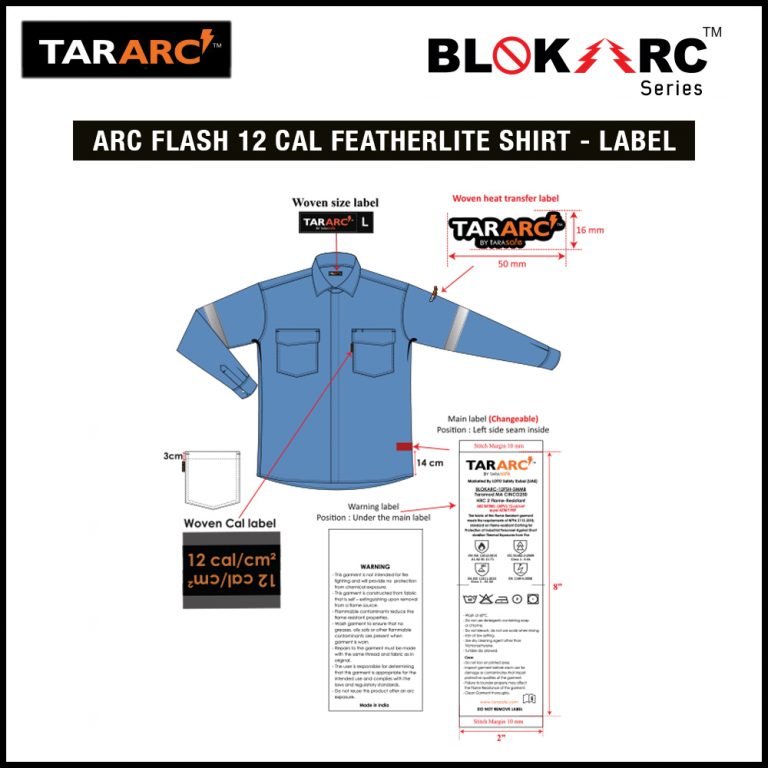 ARC FLASH SHIRT, ARC RATING: 12 CAL/CM² , HRC 2 - Image 3