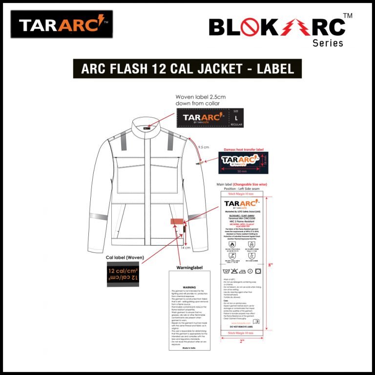 ARC FLASH JACKET, ARC RATING: 12 CAL/CM² , HRC 2 - Image 5