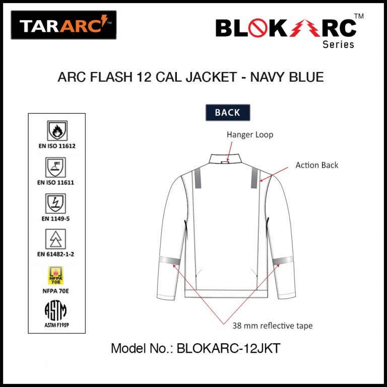 ARC FLASH JACKET, ARC RATING: 12 CAL/CM² , HRC 2 - Image 3