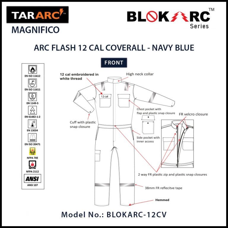 ARC FLASH KIT, ARC RATING: 12 CAL/CM² , HRC 2 (COVERALL, FACESHIELD, HARD HAT & BALACLAVA) - Image 9