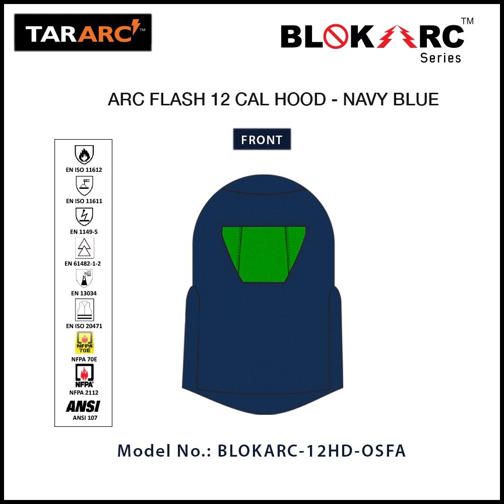 ARC FLASH KIT, ARC RATING: 12 CAL/CM² , HRC2 (BIB, 32″ COAT & HOOD) - Image 5