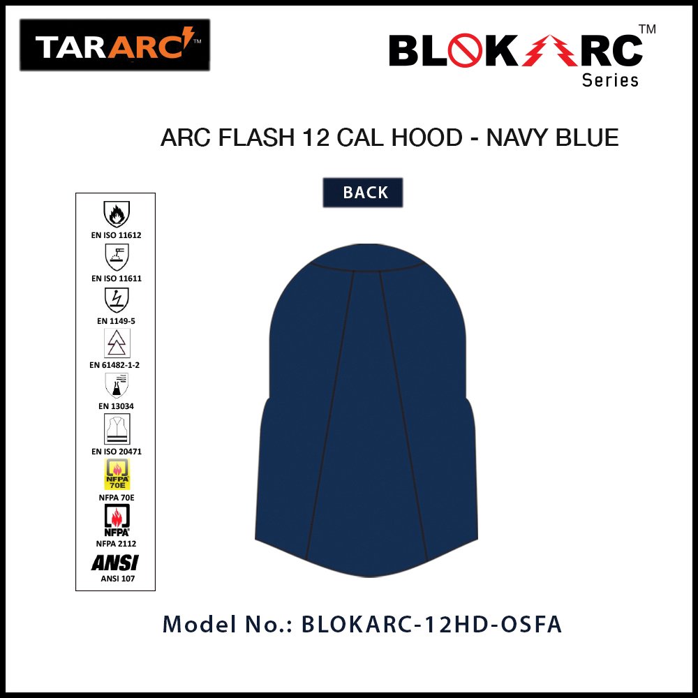 ARC FLASH KIT, ARC RATING: 12 CAL/CM² , HRC2 (BIB, 32″ COAT & HOOD) - Image 6