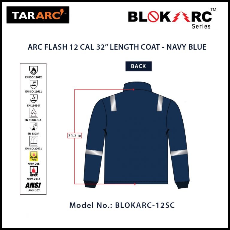 ARC FLASH KIT, ARC RATING: 12 CAL/CM² , HRC2 (BIB, 32″ COAT & HOOD) - Image 4