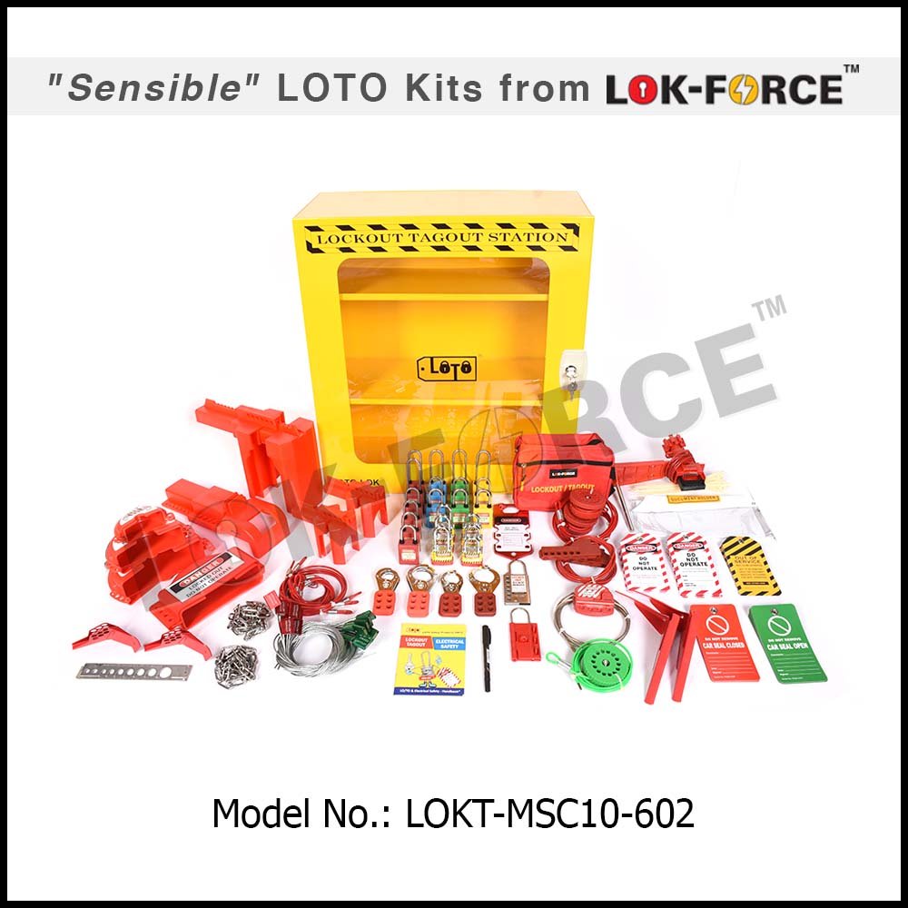 MECHANICAL LOTO KIT BALL AND WHEEL VALVES LOCKOUT TAGOUT KIT