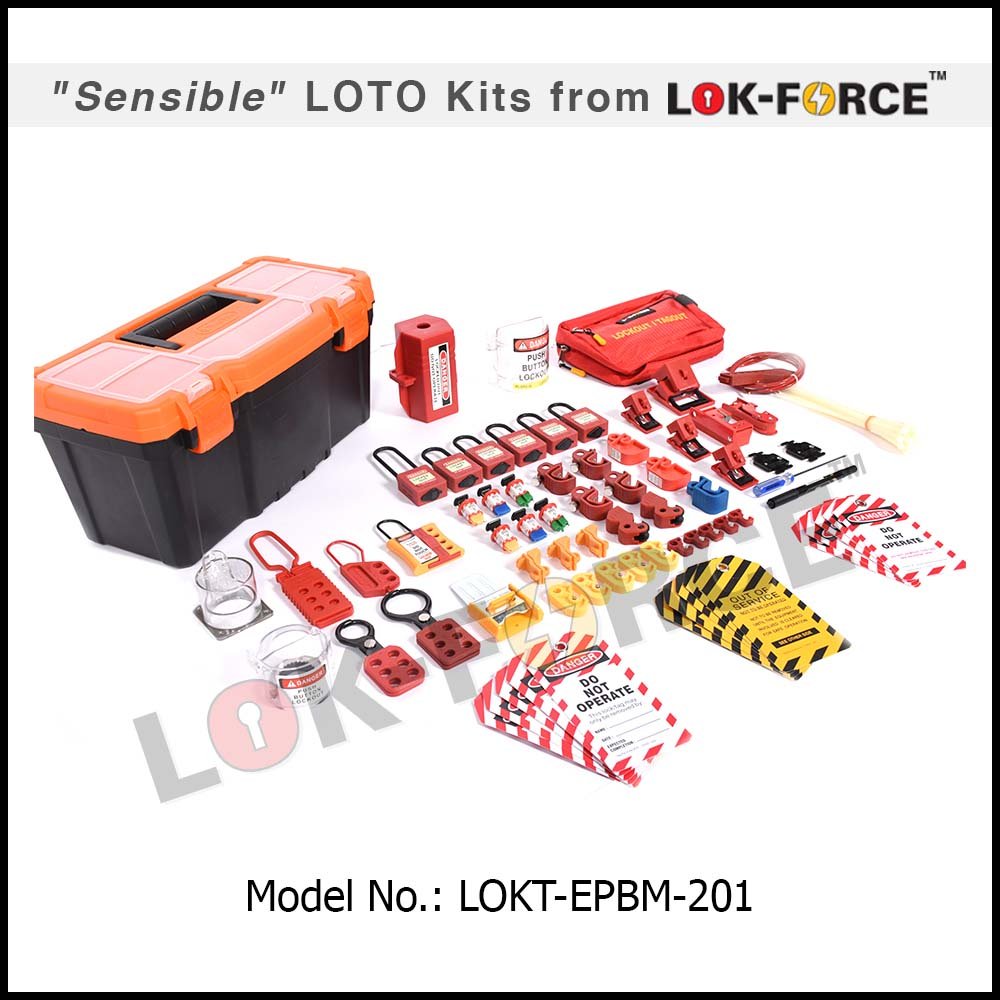 LOTO ELECTRICAL KIT PLASTIC TOOL BOX - MEDIUM - Image 2