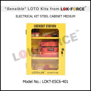 LOTO ELECTRICAL KIT STEEL CABINET - MEDIUM