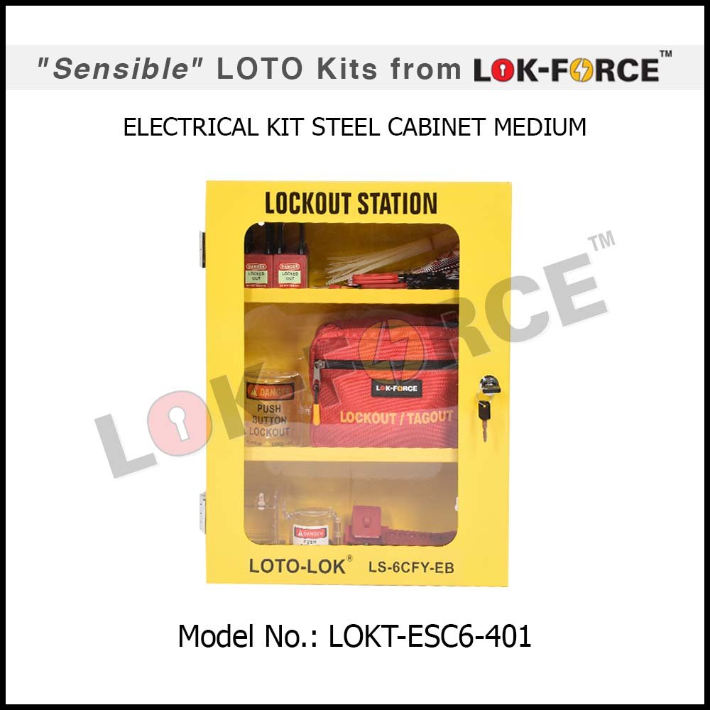 LOTO ELECTRICAL KIT STEEL CABINET - MEDIUM