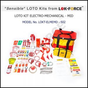 LOCKOUT-TAGOUT LOTO KIT ELECTRO-MECHANICAL - MID