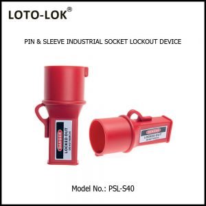 PIN & SLEEVE INDUSTRIAL SOCKET LOCKOUT DEVICE