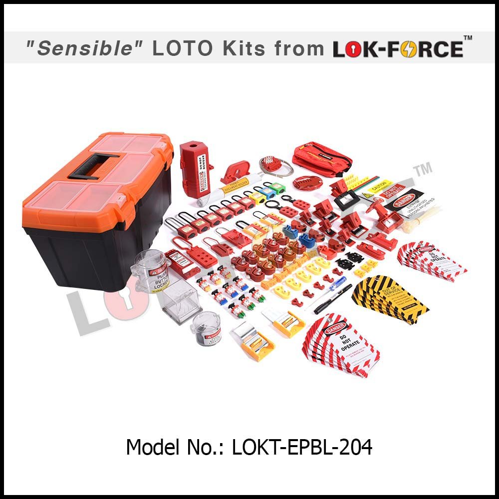 LOTO ELECTRICAL KIT PLASTIC TOOL BOX - LARGE - Image 3