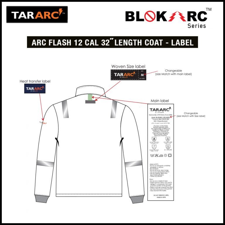 ARC FLASH KIT, ARC RATING: 12 CAL/CM² , HRC2 (BIB, 32″ COAT & HOOD) - Image 17