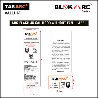VALLUM ARC FLASH KIT (MEN), ARC RATING: 45 CAL/CM² , HRC 4 (BIB, 32″ COAT, HOOD) - Image 14